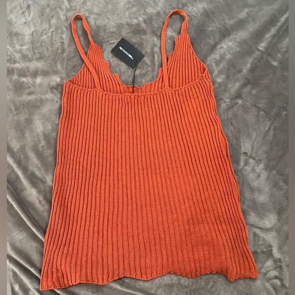 Orange rust knit dress - Picture 3 of 8